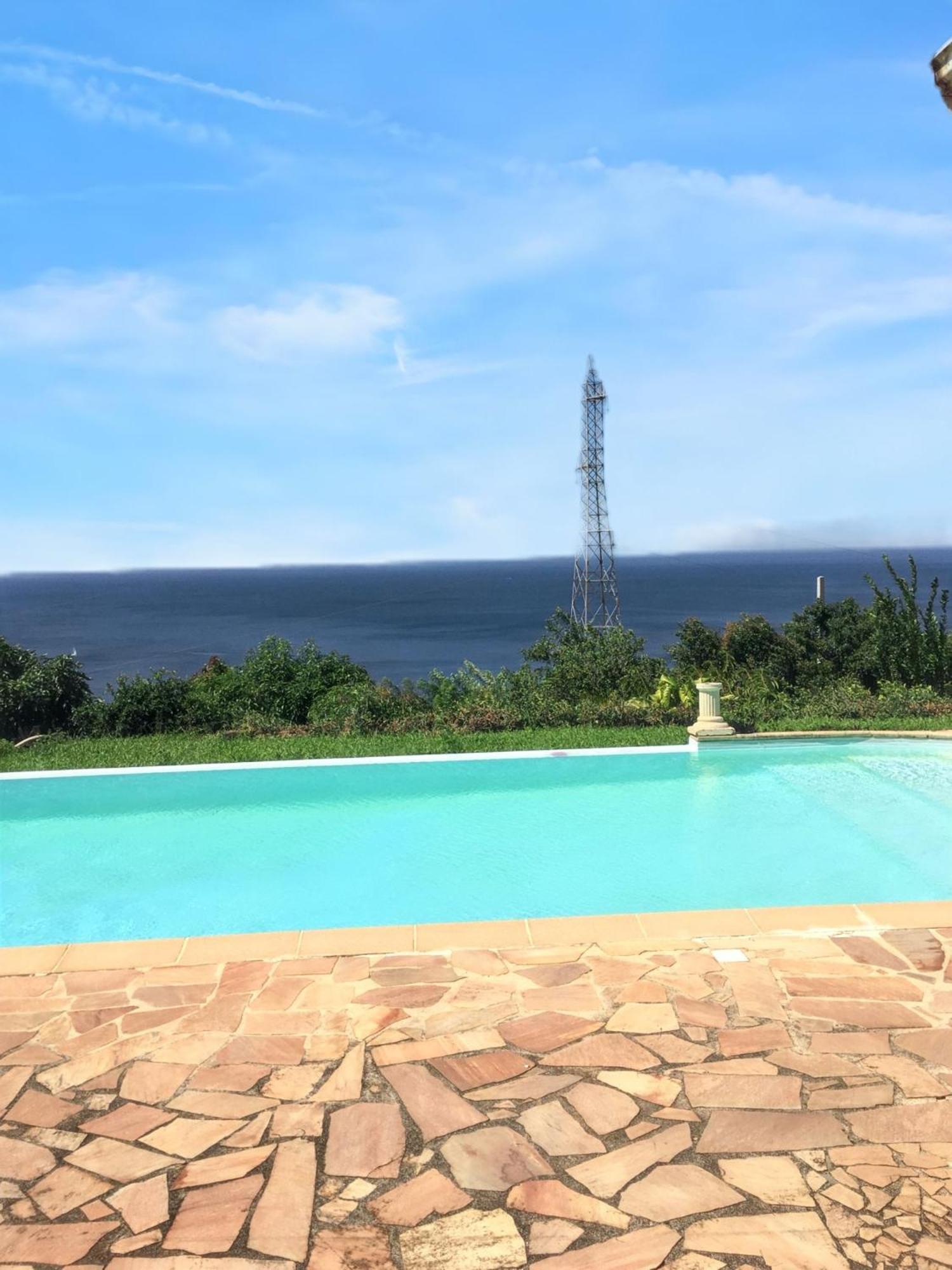 Villa Enchantee Avec Vue Sur Mer Et Piscine Au Carbet Le Carbet Exteriér fotografie